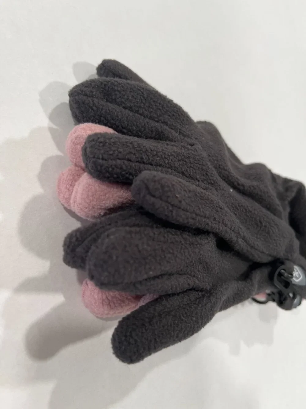 Kids - 4-6Y & 6-8Y - NWT Color Kids Fleece Glove Set in Woodrose